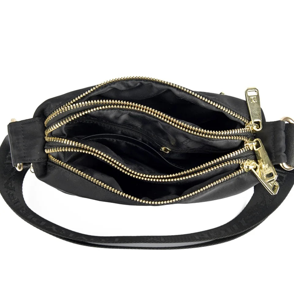 Waterproof Nylon Crossbody Bag for Women – Large Capacity Multilayer Purse
