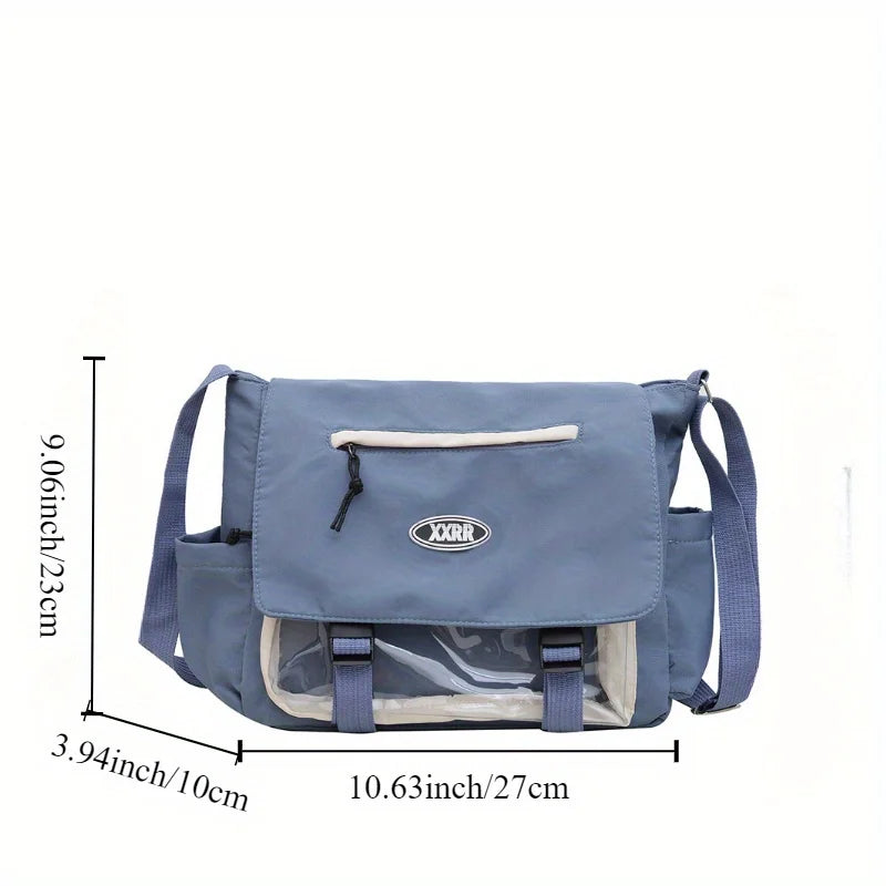 Daily Versatile Large Capacity Class Mailman Shoulder Bag Cute College Style Girl Japanese Campus