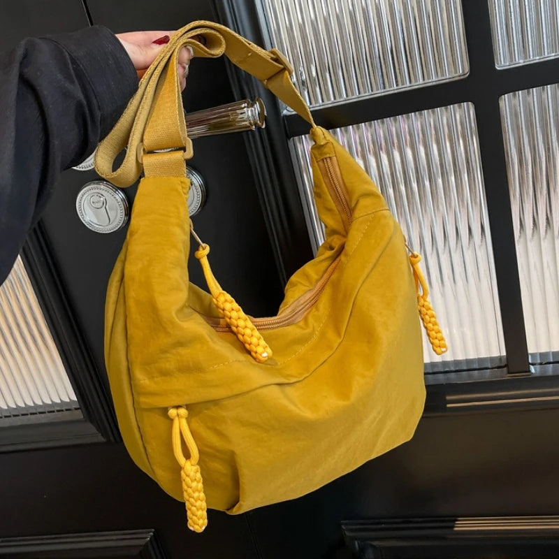 Crossbody Shoulder Bag – Large Capacity Casual Hobo with Adjustable Strap