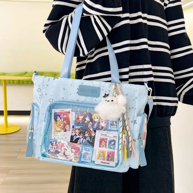 Ita Bag Transparent Window Tote for Anime & Lolita Fans