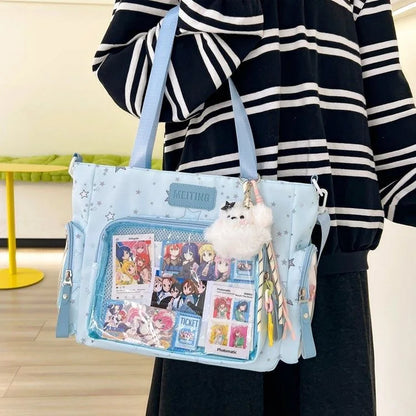 Ita Bag Transparent Window Tote for Anime & Lolita Fans