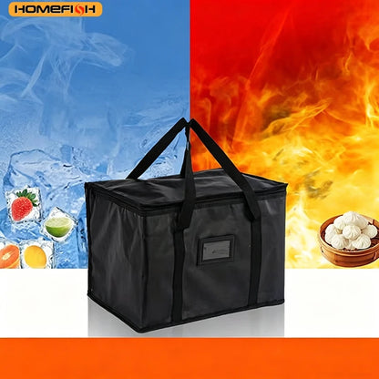 Convenient Takeaway Delivery Tote Bag Homefish Warm Insulated Lunch Pouch
