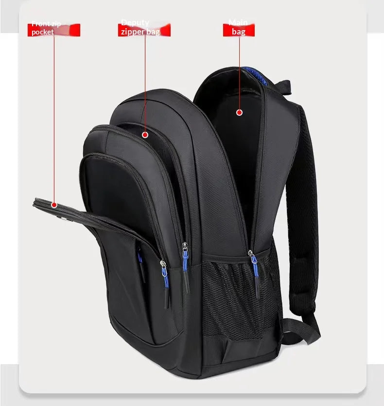 Homefish Men S Backpack Oxford Waterproof Business Computer Bag Leisure Travel School Student