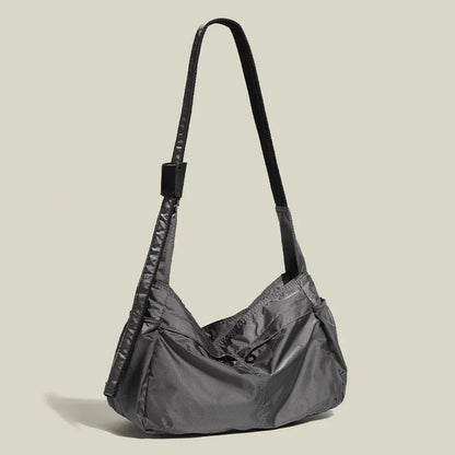 Large Capacity Casual Sport Tote Shoulder Bag Lightweight Waterproof Nylon Crossbody Bags Men Women