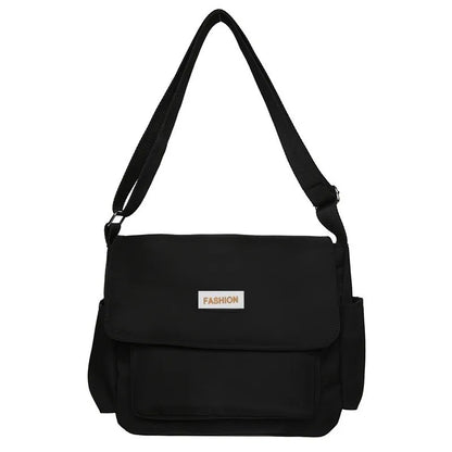 Canvas Crossbody Messenger Bag – Women's Large Capacity Shoulder Bag