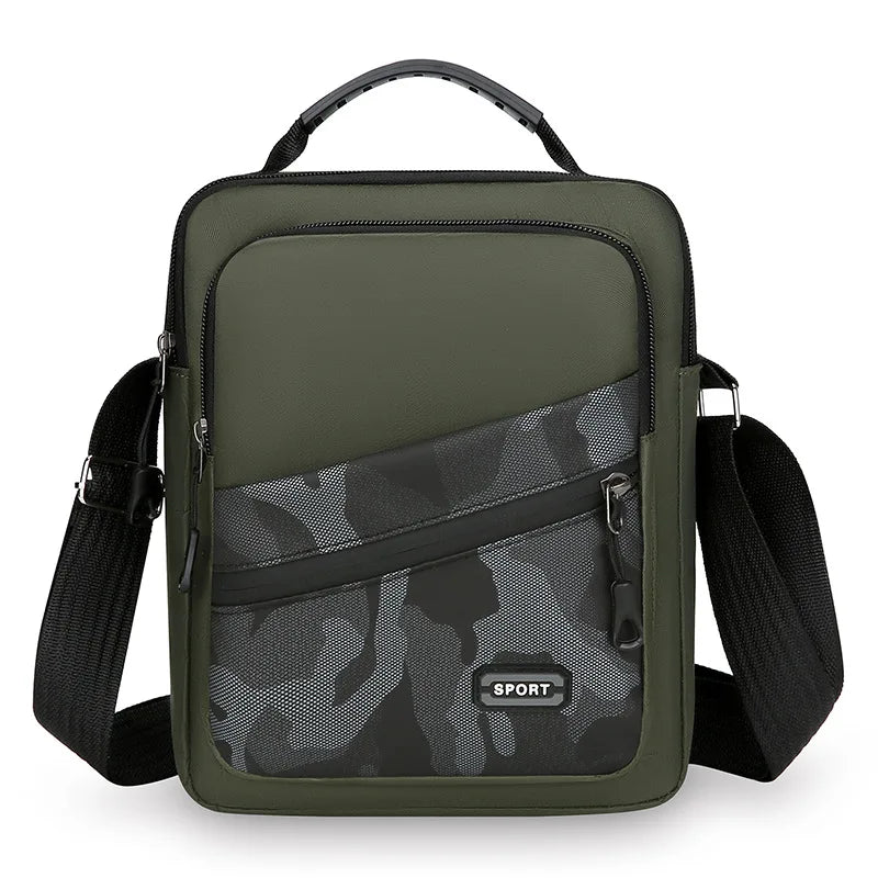 Multifunctional Simple Sports Outdoor Shoulder Crossbody Bag Trend Men S Large Capacity