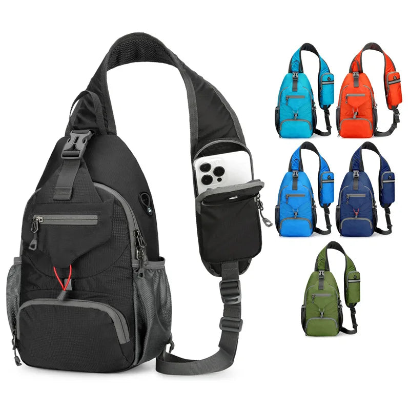 Men S Lightweight Outdoor Nylon Multi-Functional Waist Bag Cash Register