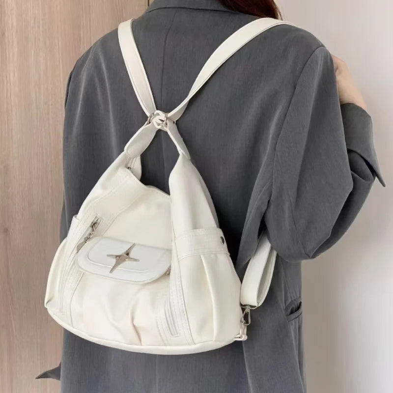 Y2K Star Tote Bag – Large Capacity Shoulder & Crossbody Bag