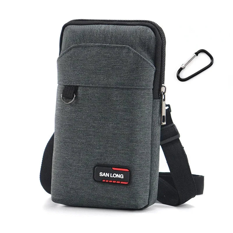 Waterproof Waist Bag Purse Single Double Layer Outdoor Military Waist Fanny Pack Men Phone Pouch