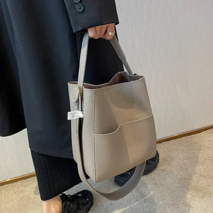 Bucket Shoulder Side Bags Women Female Designers Trend Small Leather Crossbody Bag Purses Handbags