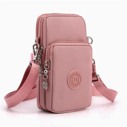 Multi-Pocket Crossbody Phone Bag – Lightweight Sling Purse with Adjustable Strap