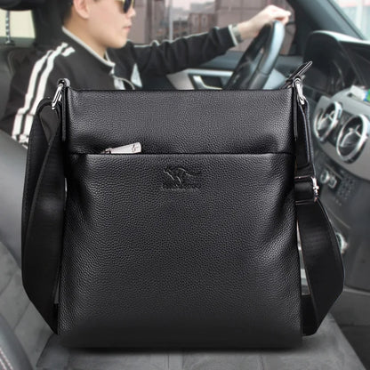 Men S Single-Shoulder Bag Casual Crossbody Bag Vertical Crossbody Business