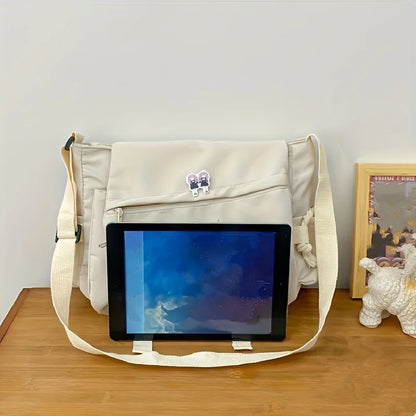 Nylon Messenger Bag Men Shoulder Trendy S Student School Bag