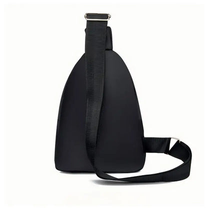 Homefish Embroidered Composite Fabric Chest Bag Women Casual Lightweight Leisure Shoulder Backpack