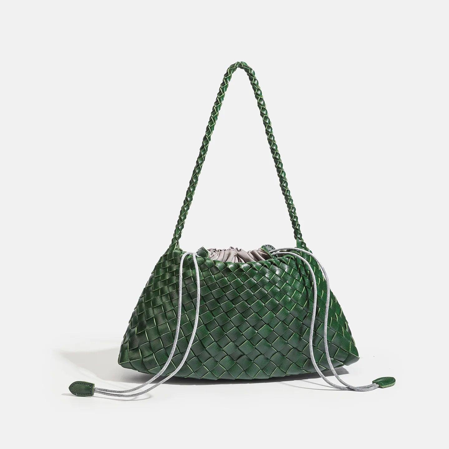End Handbag Messenger Bag Large Inner Pocket Popular Pure Hand Woven Bag Women Tote Shoulder