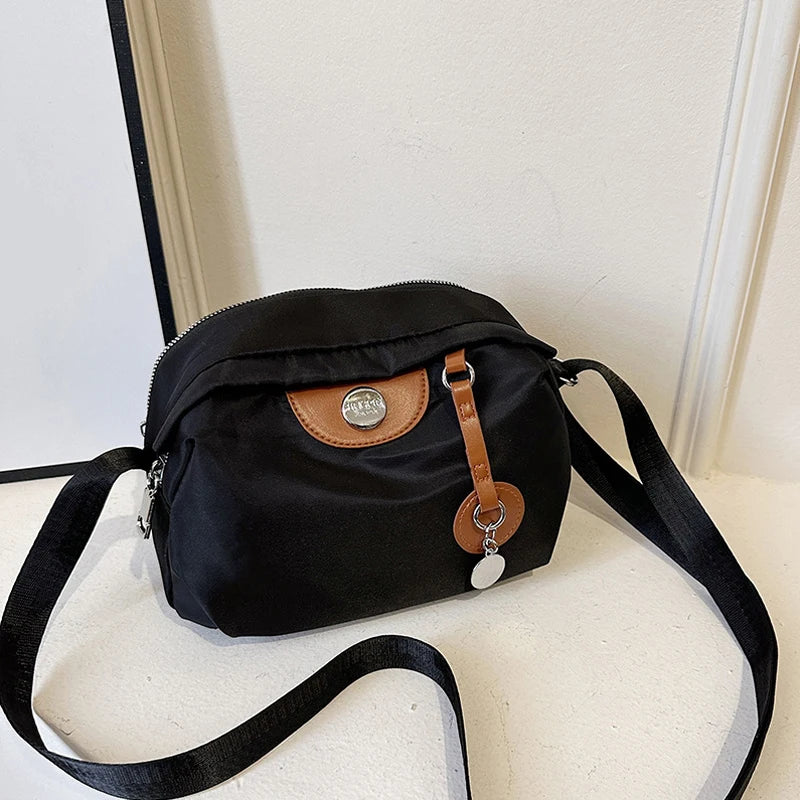 Nylon Crossbody Bag for Women – Large Capacity Waterproof Shoulder Bag