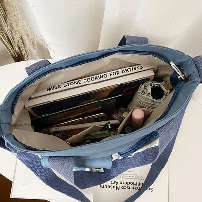 Designer School Handbag Messeng Bag Youth Teen Girls Tote Shoulder Large Capacity Nylon Women