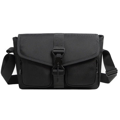 Nylon Fabric Waterproof Crossbody Bag Men S Magnetic Buckle Single-Shoulder Bag Large-Capacity