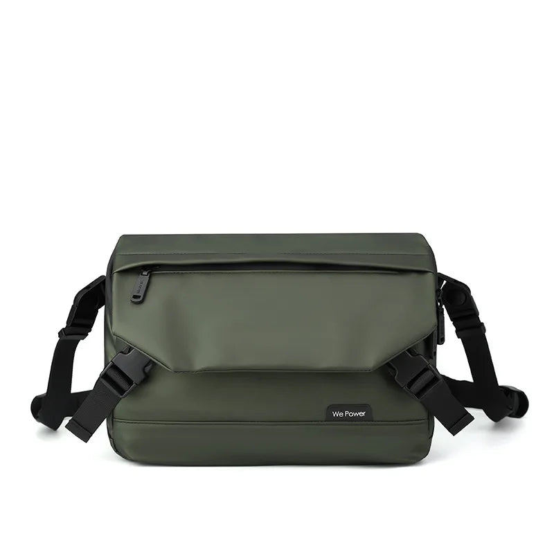 Simple Clasp Shoulder Bag Men S Leisure Cross Body Waterproof Large Capacity Business Chest