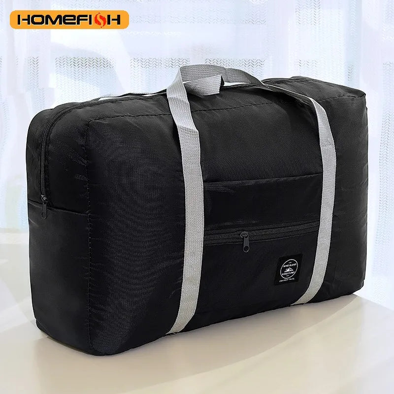 Homefish Folding Travel Storage Bag Large Capacity Luggage Handbag Moving
