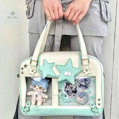 Star Ita Bag – Y2K Lolita Crossbody with Transparent Window