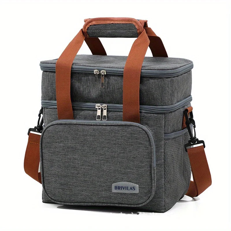 Insulated Lunch Bag – Large Cooler Tote with Shoulder Strap