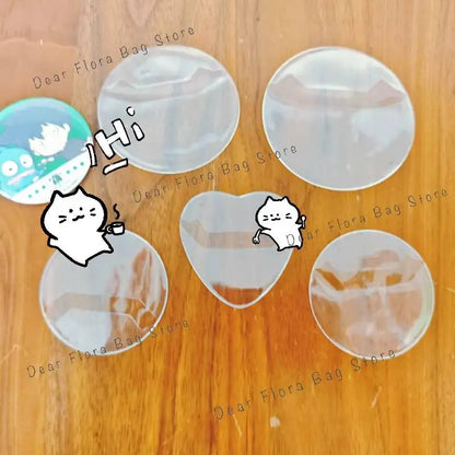 Badge Protector Covers for Ita Bag – Transparent Pin Display Sleeves