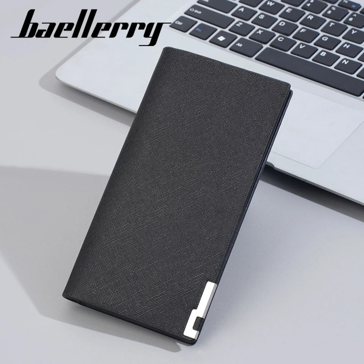 Men S Long Wallet Youth Business Multi-Slot Snap Wallet