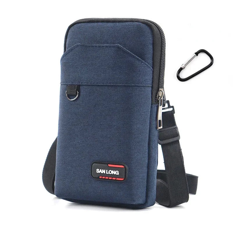 Waterproof Waist Bag Purse Single Double Layer Outdoor Military Waist Fanny Pack Men Phone Pouch