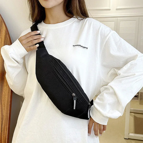 Crossbody Fanny Pack – Sports Waist Bag for Travel & Workout