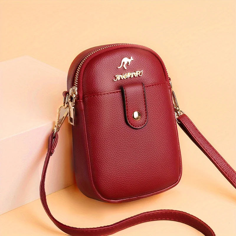 Mini Crossbody Phone Bag for Women with Detachable Strap