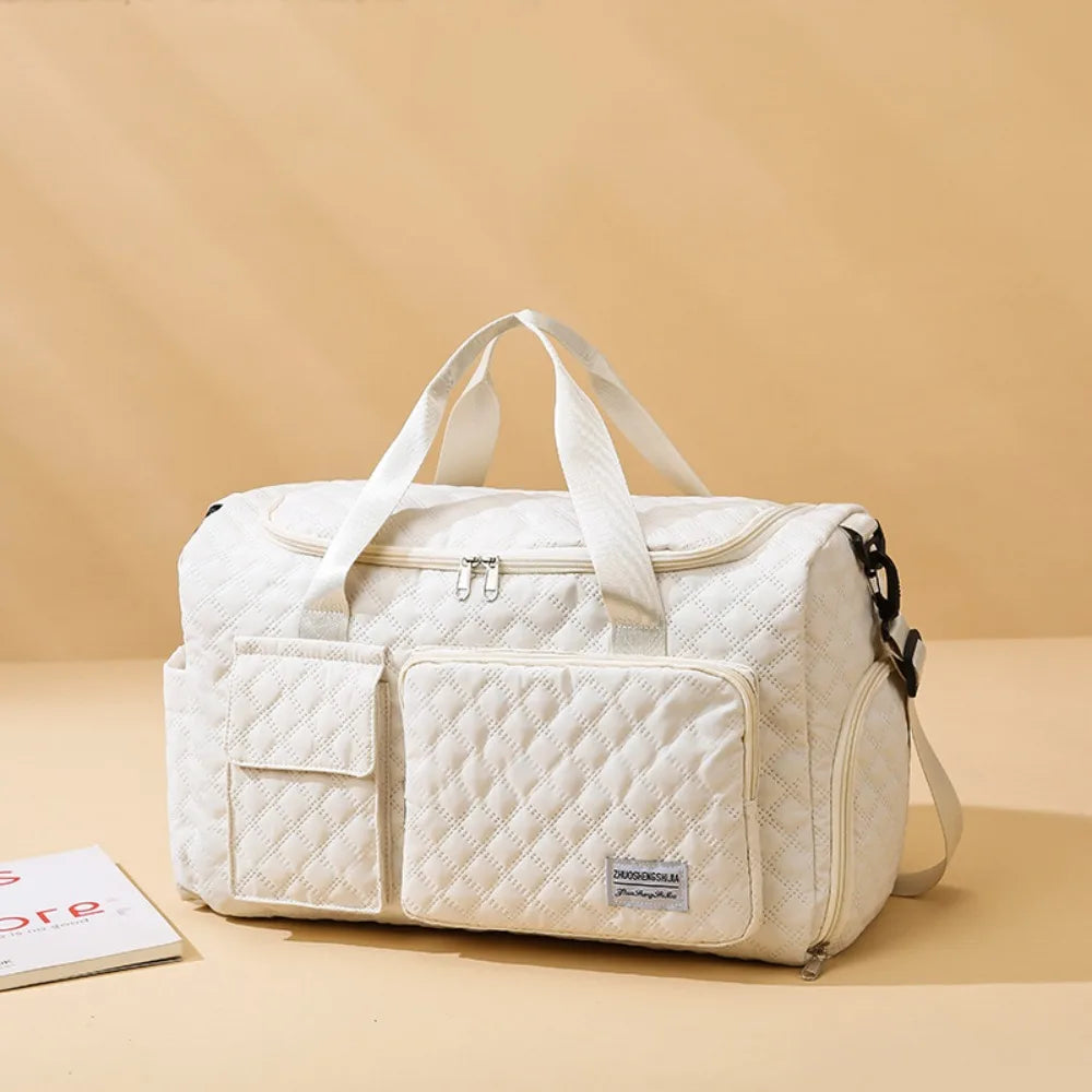 Wear-Resistant Oxford Cloth Lightweight Portable Fitness Bag Dry Wet Separation Large Capacity