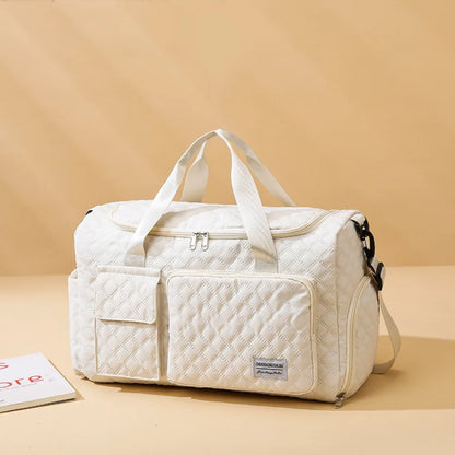 Wear-Resistant Oxford Cloth Lightweight Portable Fitness Bag Dry Wet Separation Large Capacity