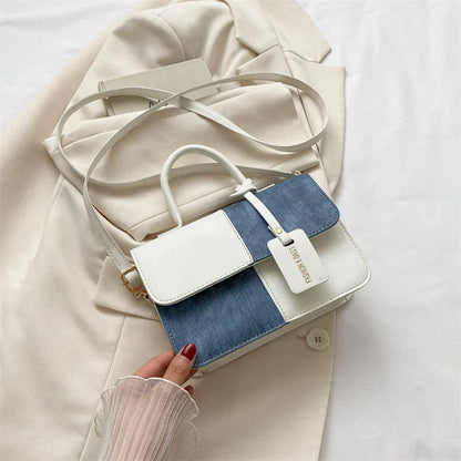 Color Block Shoulder Bag for Women