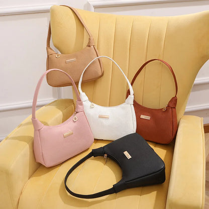 Chic Leather Hobo Bag Gold Accents Spacious Versatile Shoulder Purse Everyday Work