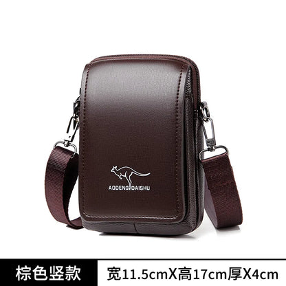 Male Mobile Phone Key Integrated Cross-Body Bag Business Large Capacity Shoulder