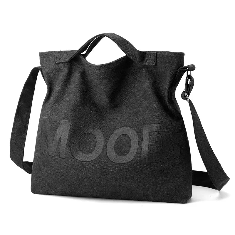 Vintage Japanese Canvas Bag Women S Wear-Resistant Shoulder Large Capacity Handbag Versatile Simple