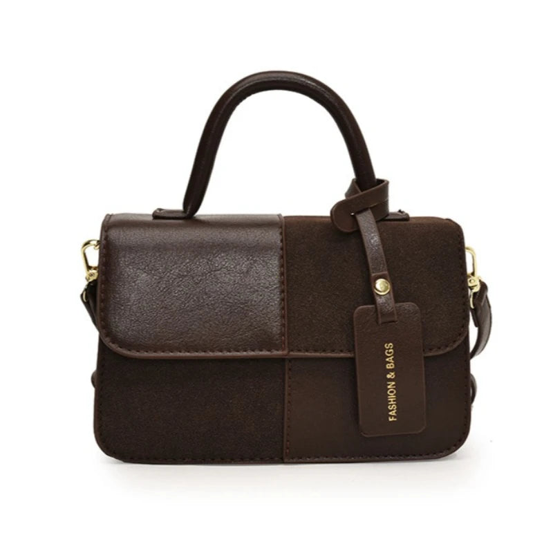 Retro Crossbody Bag Women Sle Small Square Handbag Faionable Casual Single Oulder Soft Surface Pu