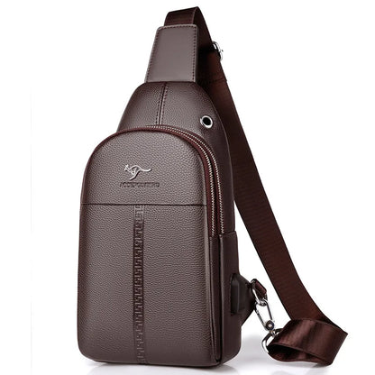 Men S Chest Bag Cross-Body Multi-Function Shoulder Large Capacity Mobile Phone Storage