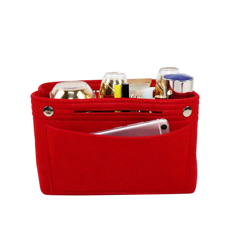 Felt Handbag Organizer Insert Liner Lightweight Multi Compartment Purse Shaper Travel Bag Inliner