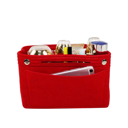 Felt Handbag Organizer Insert Liner Lightweight Multi Compartment Purse Shaper Travel Bag Inliner