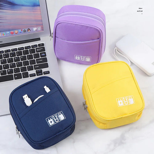 Large Capacity Shockproof Data Cable Charger Digital Sundry Sorting Multi-Function