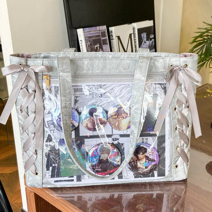 Ita Bag Transparent Window Tote for Anime & Lolita Fans