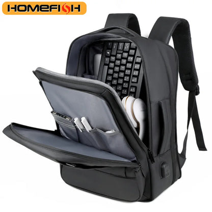 Laptop Multifunctional Computer Bag Homefish Large Capacity Business Backpack Men