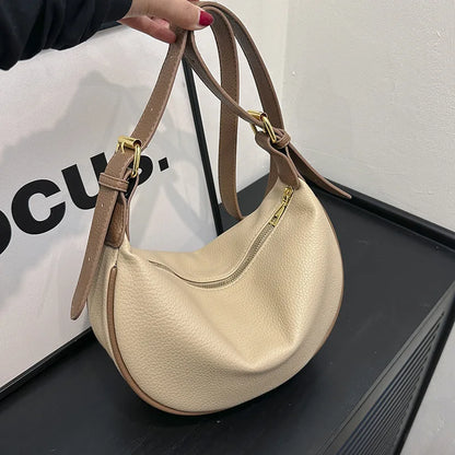 Crescent Crossbody Bag – Soft Vegan Leather Hobo Sling