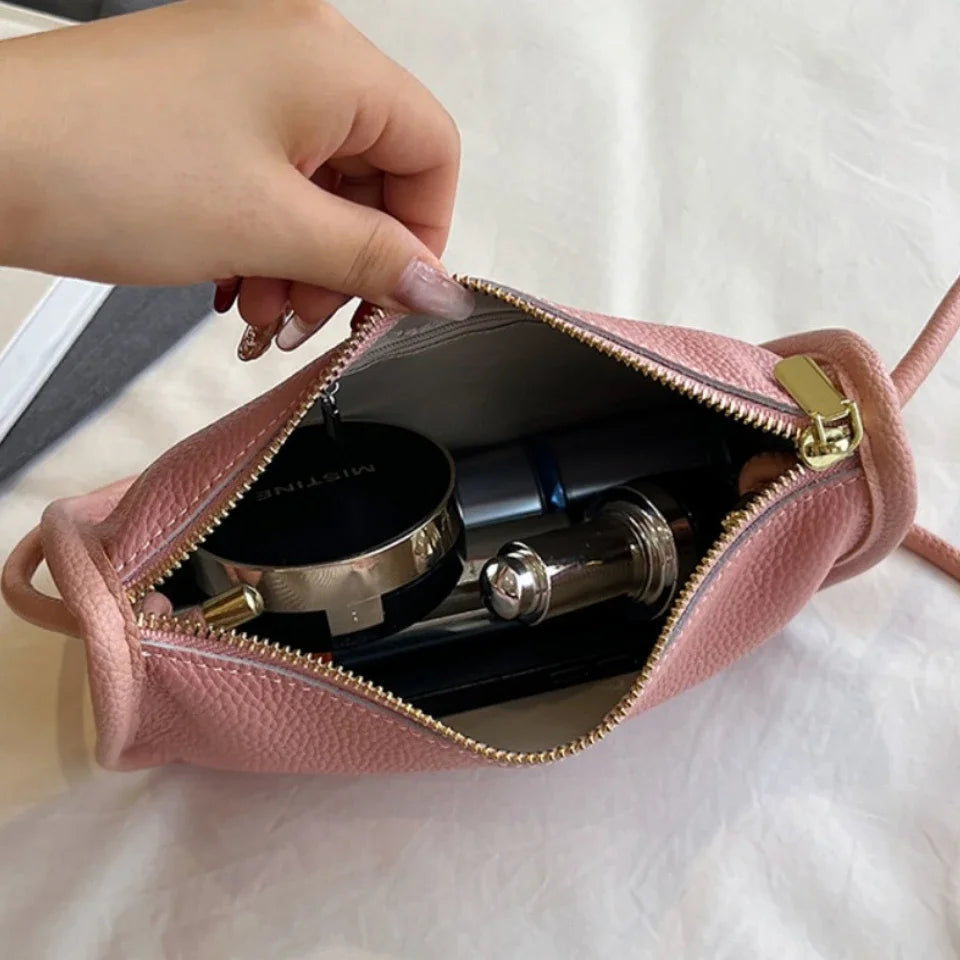 Genuine Leather Women's Crossbody Shoulder Bag