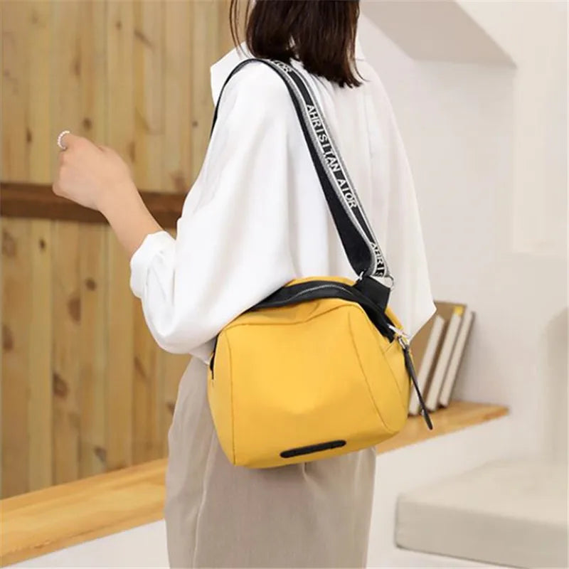 Nylon Crossbody Bag – Korean Style Shell Shoulder Purse