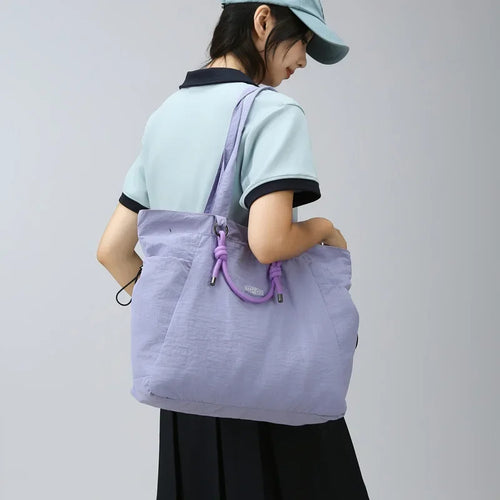Large Nylon Tote Bag for Women – Knotted Rope Shopper