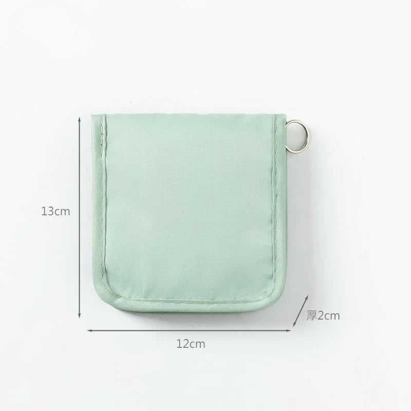 Mini Medical Pouch Small Cosmetic Bag Travel Sanitary Napkins Organizer Makeup Coin Purse Lipstick