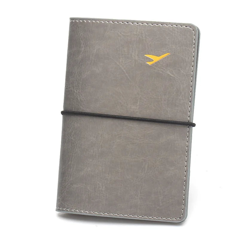 Ultra Lightweight Flight Passport Cover Elastic Band Case Strap Ticket Holder Id Card Holders